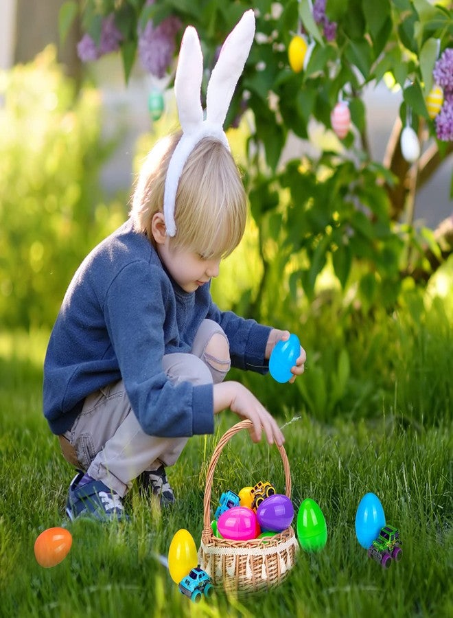 ThinkMax 12pcs Easter Eggs Prefilled with Pull Back Cars, with toys inside for Easter Eggs Hunt, Easter Basket Stuffers, Party Favor, and Classroom Prize Supplies - Image 5